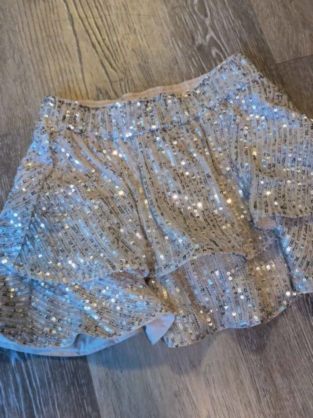 Abercrombie Kids Sequin Skort 5/6 girls